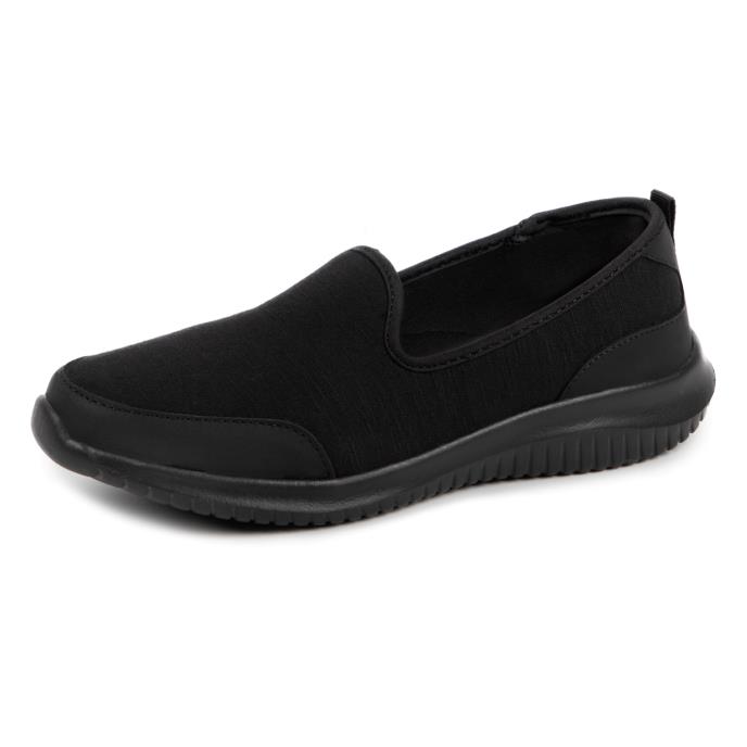 totes® Comfort Slip-On Sports Shoe Black Extra Image 2